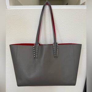 **MINT** Christian Louboutin Cabata Tote *RARE GREY*